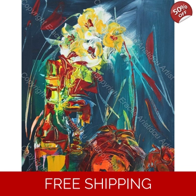 Expressionistic Still Life 736